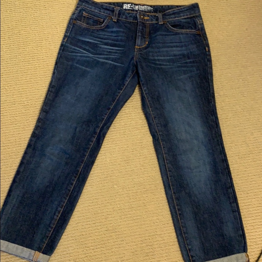 Re dark wash jeans